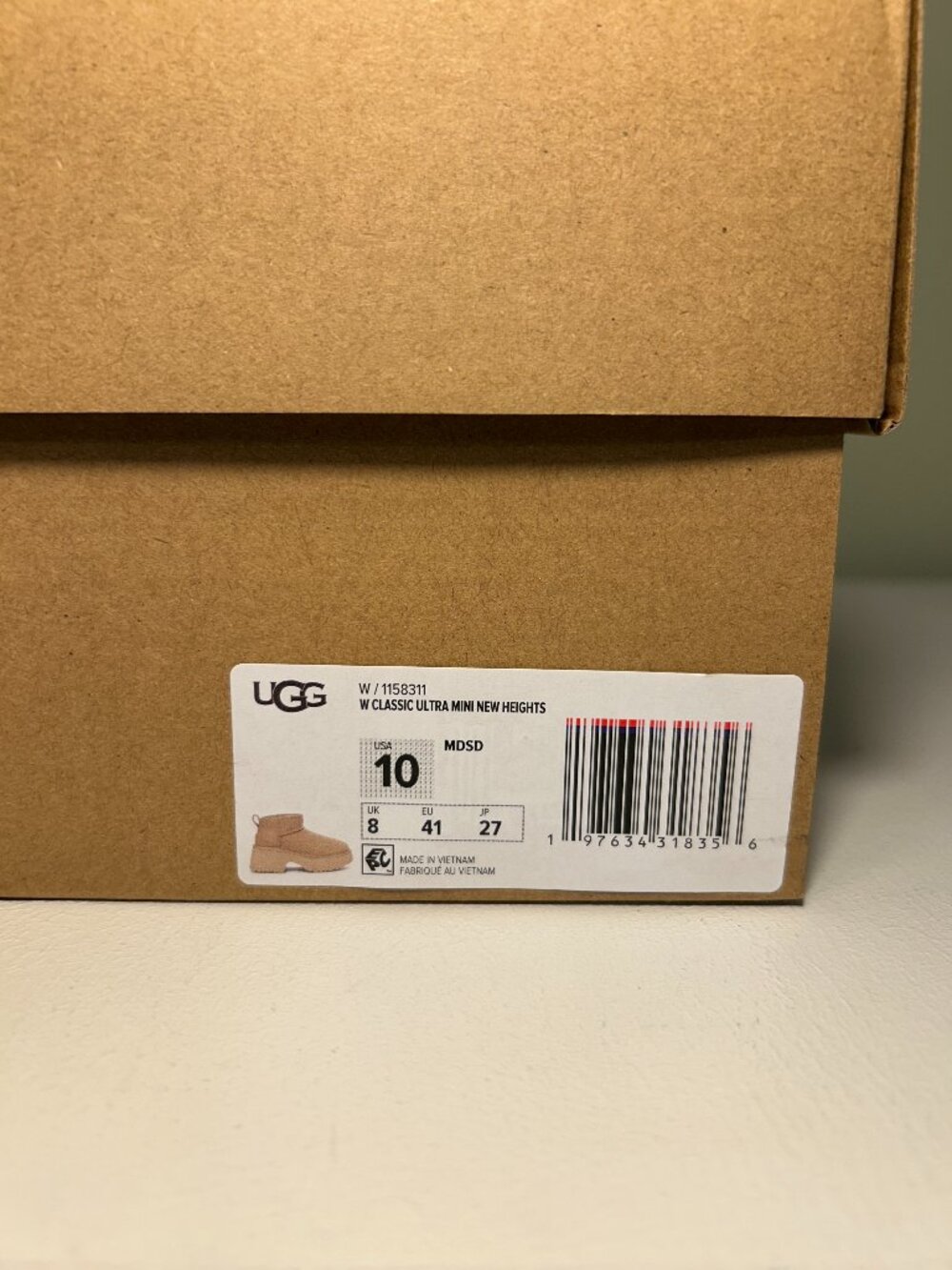 Ugg Women's Classic Ultra Mini New Heights - Picture 13 of 13